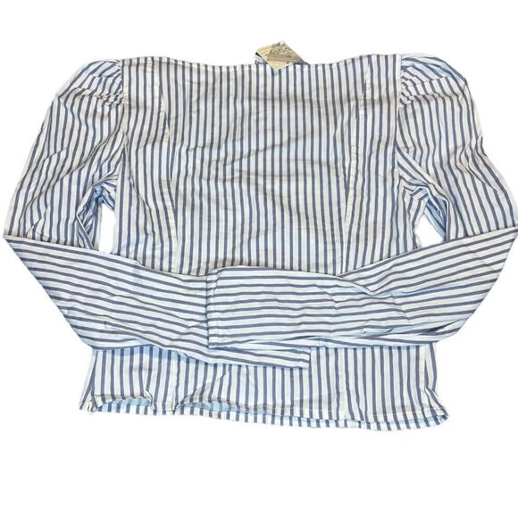 Free People Caroline Stripe Top in Neutral - Picture 9 of 10